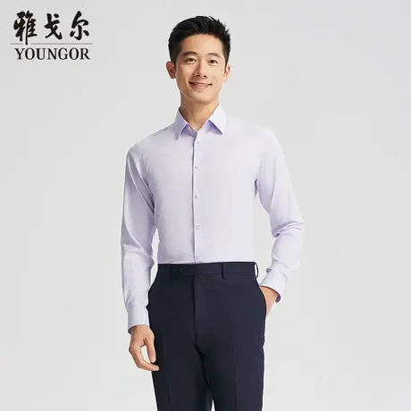 【商场同款】雅戈尔男士长袖衬衫春季新款官方商务休闲长袖衬衫男商品大图