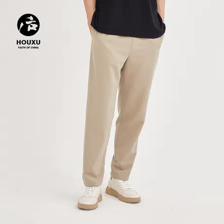 后序【中式休闲】九分裤男宽松直筒夏季原创简约设计感裤子男图片
