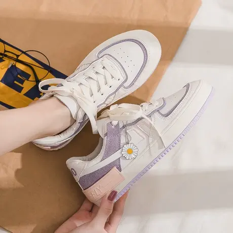 小白鞋女2020新款百搭韩版夏秋款板鞋帆布鞋平底学生原宿ulzzang商品大图