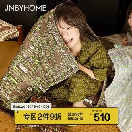 JNBYHOME江南布衣纯棉绗缝被儿童幼儿园被子空调被夏凉被可水洗图片