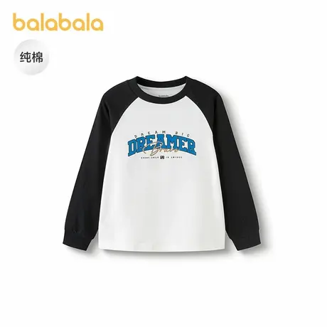【商场同款】巴拉巴拉儿童长袖t恤男童女童2025秋季新款纯棉上衣图片