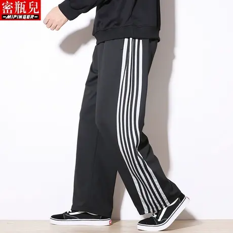 密瓶儿潮牌休闲运动裤男秋季男士大码潮流裤子加肥加大胖子男装裤商品大图