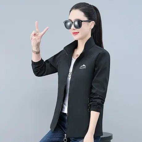 恋上17号初春女士短外套女春百搭2023年春季新款休闲运动上衣春天图片