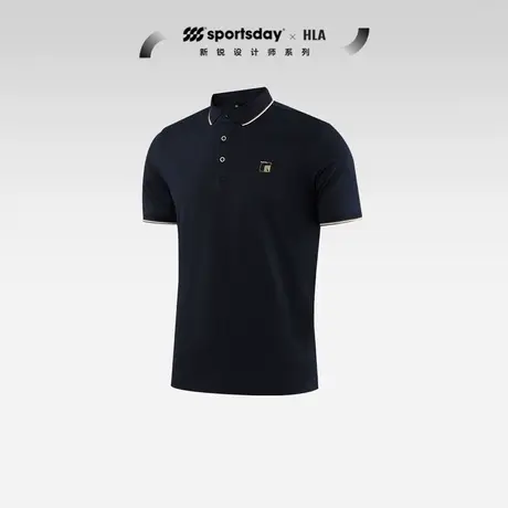 HLA/海澜之家sportsday荣耀马术短袖POLO衫23春夏凉感短袖男商品大图
