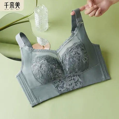 千奈美束胸内衣大胸显小防下垂收副乳无钢圈大杯缩胸神器抹胸文胸商品大图