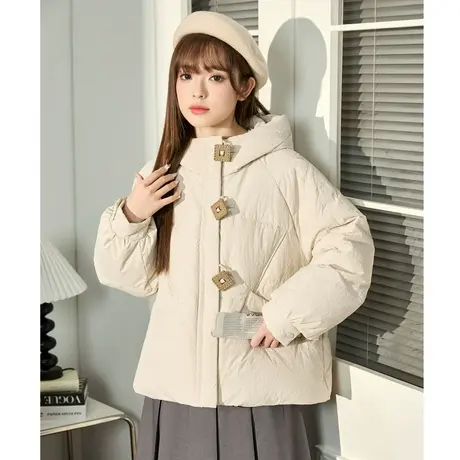 唐狮新款冬装羽绒服女短款面包服小个子超好看流行爆款厚外套1.20商品大图
