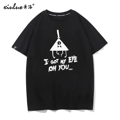 秀洛怪诞小镇T恤男短袖Gravity Falls美剧半袖比尔塞弗周边衣服商品大图