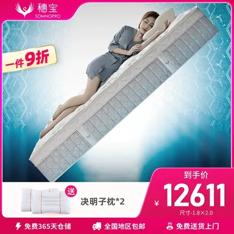 【门店同款】穗宝海绵独袋弹簧抗菌护脊加厚床垫 深睡之境云享版商品大图