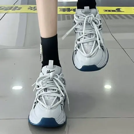 回力女鞋老爹鞋女2025年新款夏季厚底百搭运动鞋轻便休闲鞋子女款商品大图