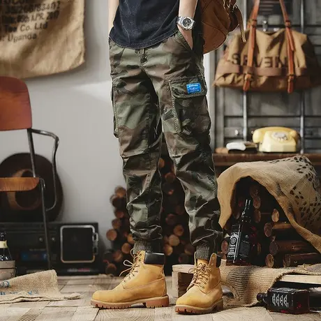 Modi Nick/摩帝尼克裤子男款大码休闲工装裤宽松舒适百搭休闲裤男商品大图