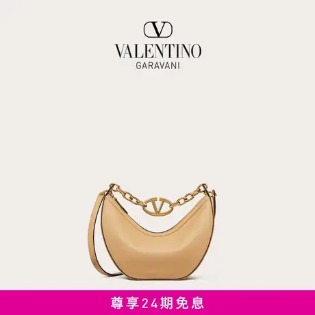 【明星同款】华伦天奴VALENTINO女士VLOGO MOON HOBO手袋图片