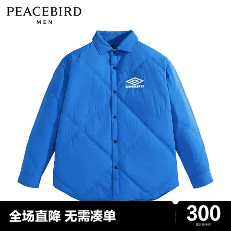 【AIRxPEACE】太平鸟男装奥莱茵宝联名系列菱格纹棉服男图片