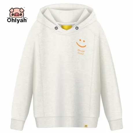 笑脸卫衣男女情侣装大码纯棉连帽衫外套学生团队logo工作班服定制商品大图