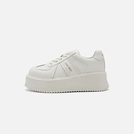 Nine West/玖熙厚底小白鞋女2025夏季新款增高休闲鞋百搭运动板鞋图片