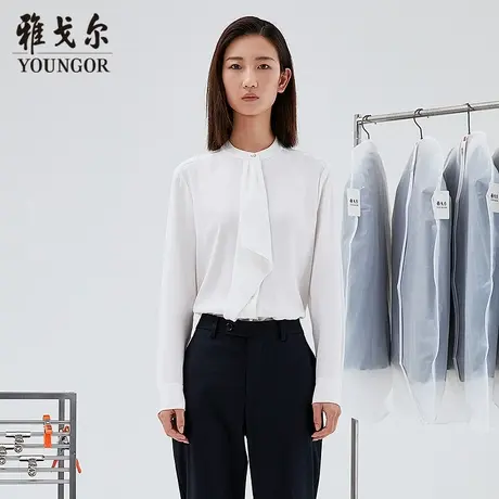 【商场同款】雅戈尔女士长袖衬衫春季新款官方商务休闲长袖衬衫女商品大图