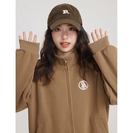 潮牌休闲气质百搭2023新款chic早秋薄款运动外套女小个子慵懒风商品大图