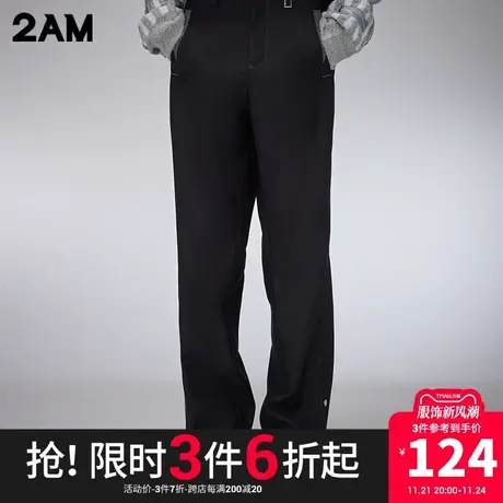 卡宾潮牌2AM直筒休闲裤潮流时尚街头长裤商品大图