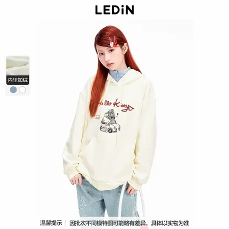 【Hello Kitty系列】乐町商场同款卡通图案连帽加绒卫衣C2CRE4501图片