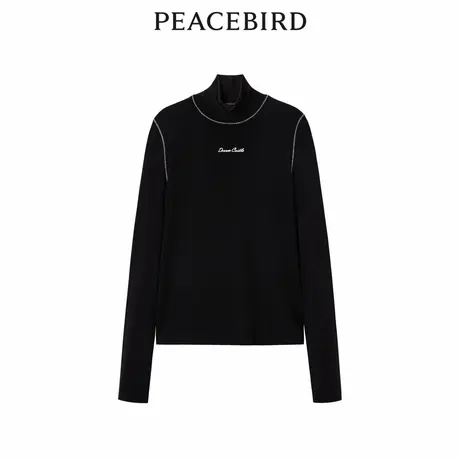太平鸟女装年冬季新款高领针织衫A3CPD4126商品大图