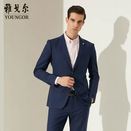 雅戈尔奥莱 商场同款男士西服秋季新款潮流羊毛桑蚕丝西装外商品大图