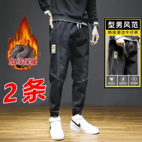 春秋款工装男裤男士运动卫裤工作休闲长裤子秋季秋冬季加绒裤加厚商品大图