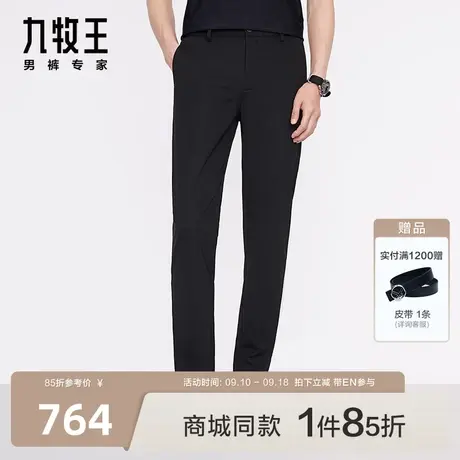 [商场同款]九牧王男裤JA5C80612休闲裤23新品秋季高弹百搭针织EN图片