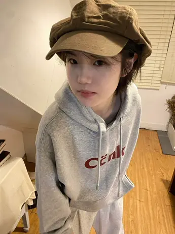 连帽卫衣女宽松慵懒早秋薄款美式复古hiphop潮牌高级感好看的外套商品大图