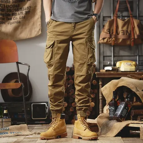 Modi Nick/摩帝尼克裤子男款工装裤男士休闲裤宽松舒适休闲男裤商品大图