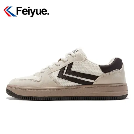 feiyue/飞跃休闲鞋女2024春季复古拼接街拍潮流低帮百搭德训鞋638图片