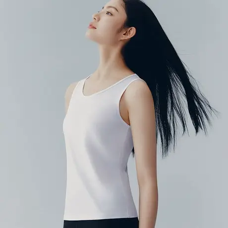 三枪冰立方女背心50支莫代尔凉感轻薄丝滑女速干打底背心30942商品大图
