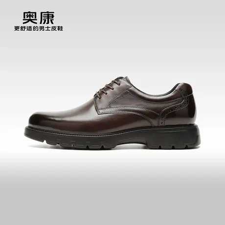 【门店发货】AOKANG奥康 春秋季商务正装鞋男真皮软底鞋图片