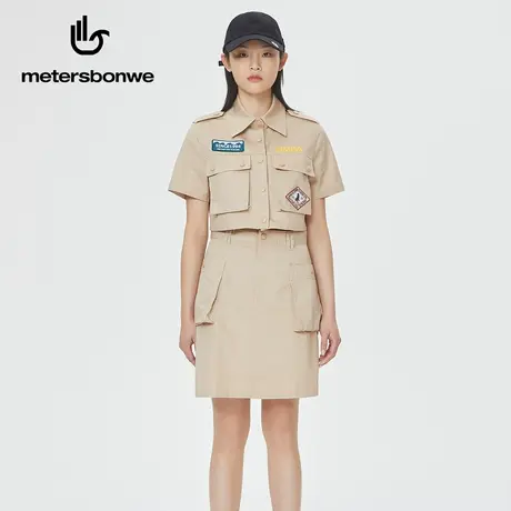美特斯邦威MTEE迪士尼狮子王联名短款女工装潮流夹克夏季百搭上衣图片