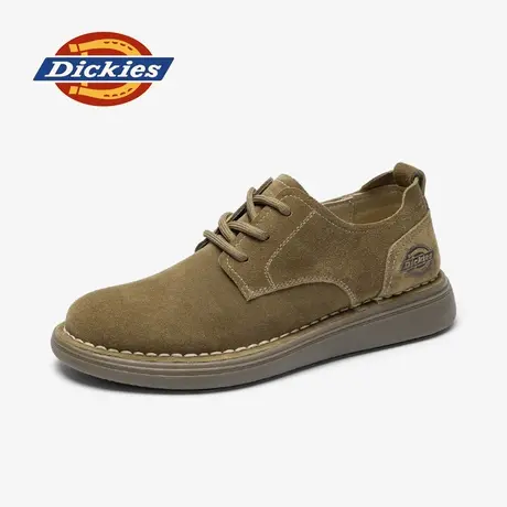 Dickies户外工装鞋男2025新款复古男鞋低帮系带耐磨休闲皮鞋百搭商品大图