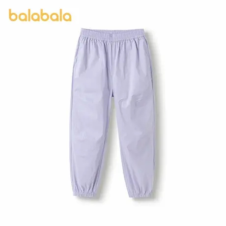 巴拉巴拉【商场同款】童装儿童裤子男童女童2025新款夏季薄款裤子图片