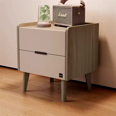 顾家家居实木床头柜2025新款轻奢高级家用卧室床边收纳置物一体柜商品大图