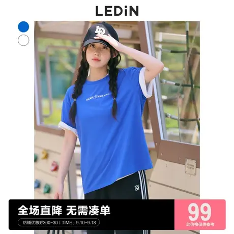乐町后背大图上衣夏季新款短袖t恤女C5DCC3A01图片