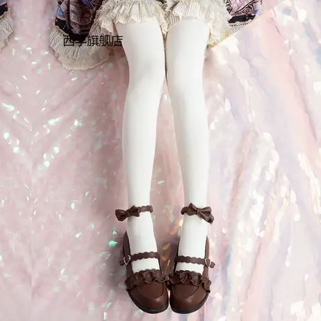 日系软妹秋冬Lolita连裤袜女光腿神器学生性感打底裤女冬季加厚商品大图