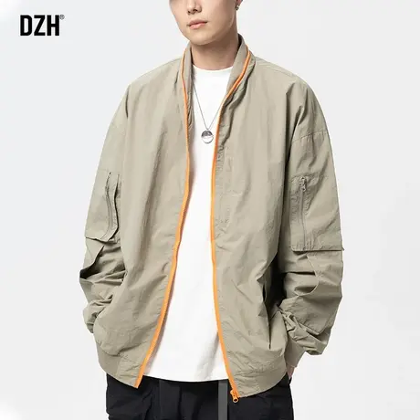 男士冲锋衣外套男春秋季美式潮牌设计感上衣棒球服飞行员夹克男款商品大图