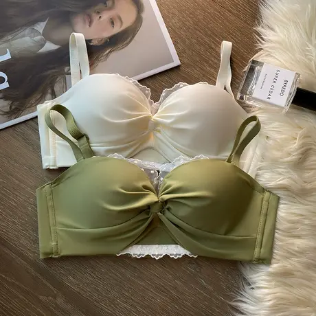 聚拢内衣女小胸显大少女胸罩调整型收副乳防下垂上托无钢圈文胸商品大图