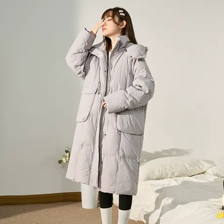 唐狮羽绒服女冬季新款流行高级感超好看长款连帽保暖爆款外套1.25商品大图