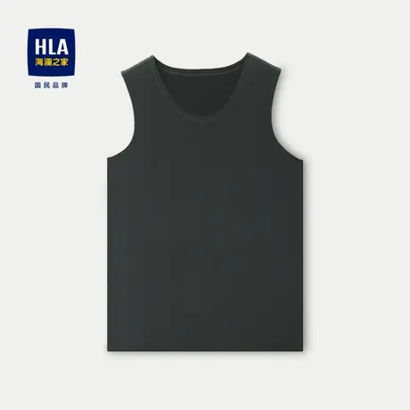 HLA/海澜之家石墨烯内衣背心2023新款无痕舒适纯色柔软贴身内衣男图片