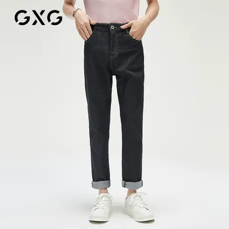 【新款】GXG男装 夏季时尚百搭男牛仔裤GHC105005A商品大图