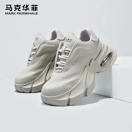 马克华菲男鞋2025夏季新款潮流厚底增高男士休闲运动鞋老爹鞋男款商品大图