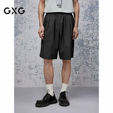 GXG男装 网布设计休闲短裤工装男通勤短裤25年夏季新品G25X222026图片