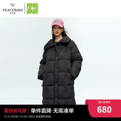太平鸟SPCN城市穿梭者系列2022新款长款羽绒服商品大图