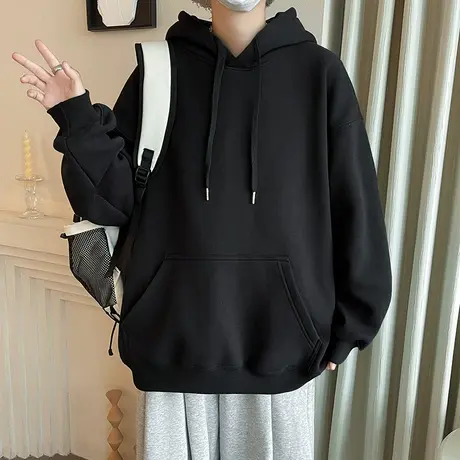 重磅卫衣男潮牌秋冬款高级感加绒外套秋季美式复古高街连帽衣服商品大图