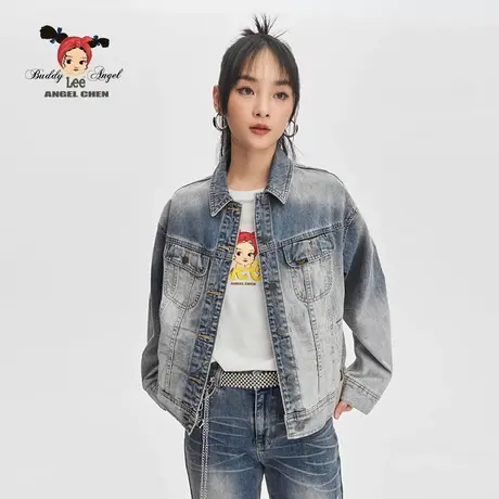【ANGEL CHEN联名】Lee商场同款24早春新品舒适版女牛仔夹克外套图片