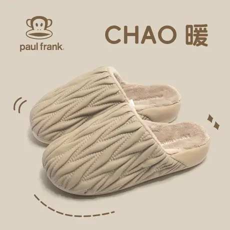 大嘴猴棉拖鞋女秋冬季室内2023新款保暖防滑居家防水包头棉拖女商品大图