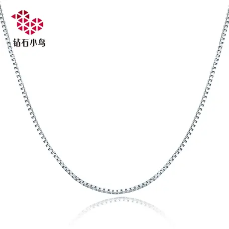 Zbird/钻石小鸟-18K金项链-小盒仔链-女百搭时尚项链时尚-NIA80图片