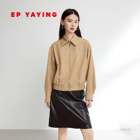 【EP雅莹×唐嫣联名系列】防水工装风衬衫领外套 2023秋冬1263A商品大图